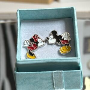 NIB Minnie and Mickey earrings